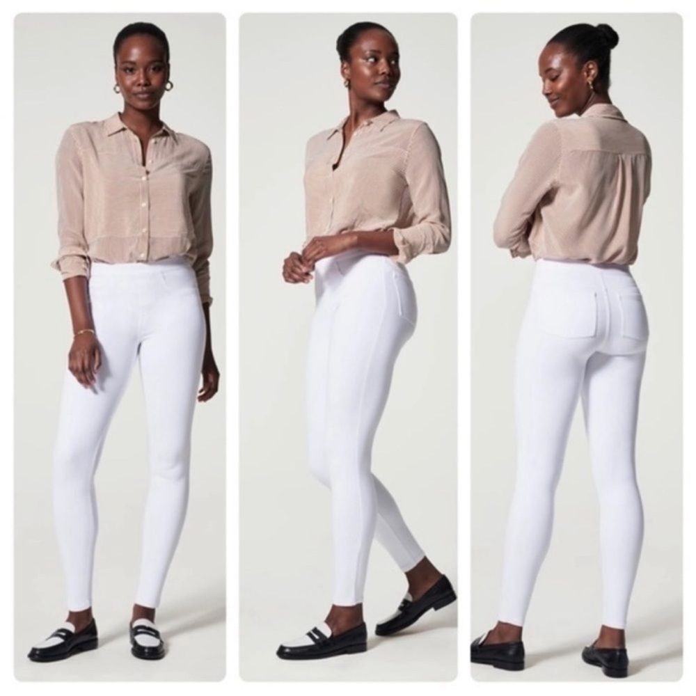 Spanx Women's White Casual Stretch Jeans Size small